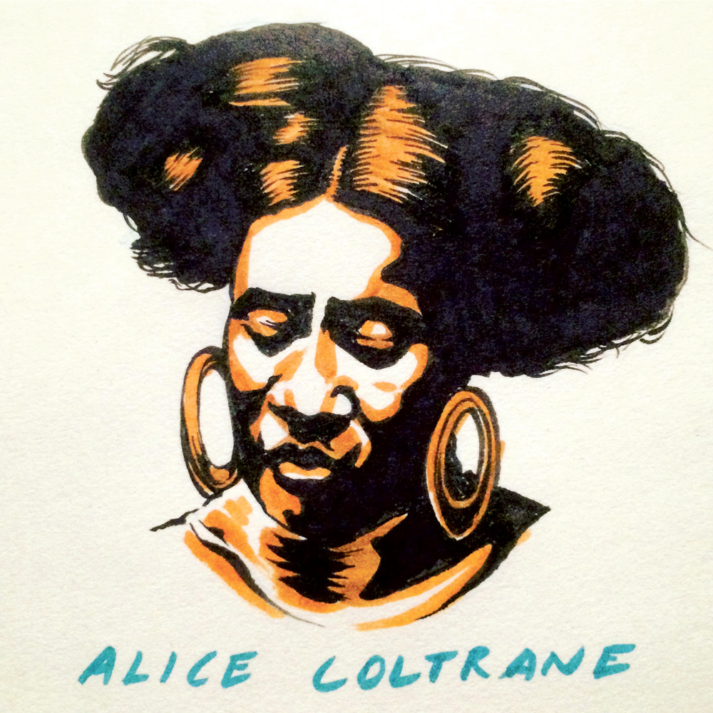 Alice Coltrane by Jason Stout