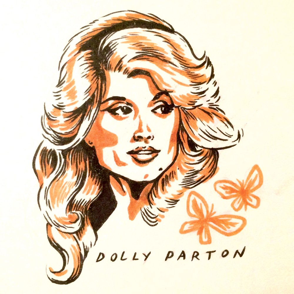 Dolly Parton by Jason Stout