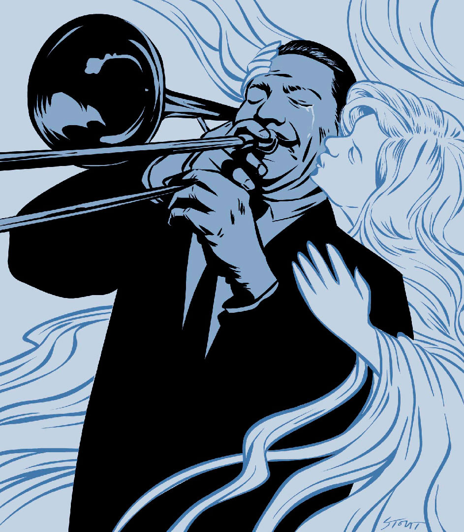 Jazz trombone by Jason Stout