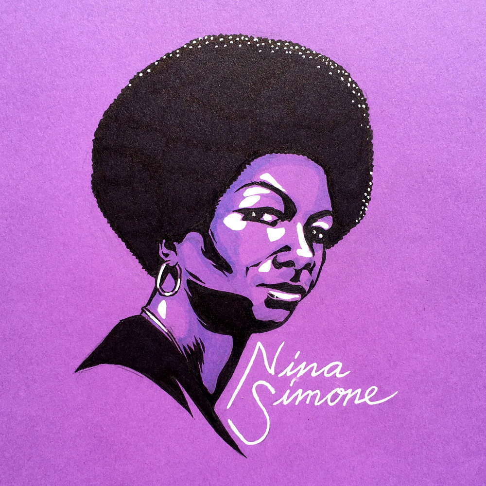 Nina Simone by Jason Stout
