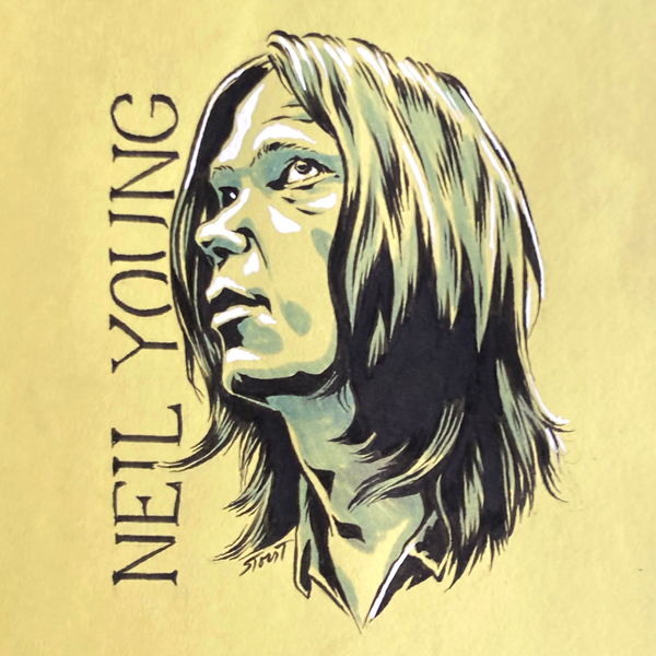 Neil Young by Jason Stout