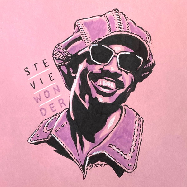Stevie Wonder by Jason Stout