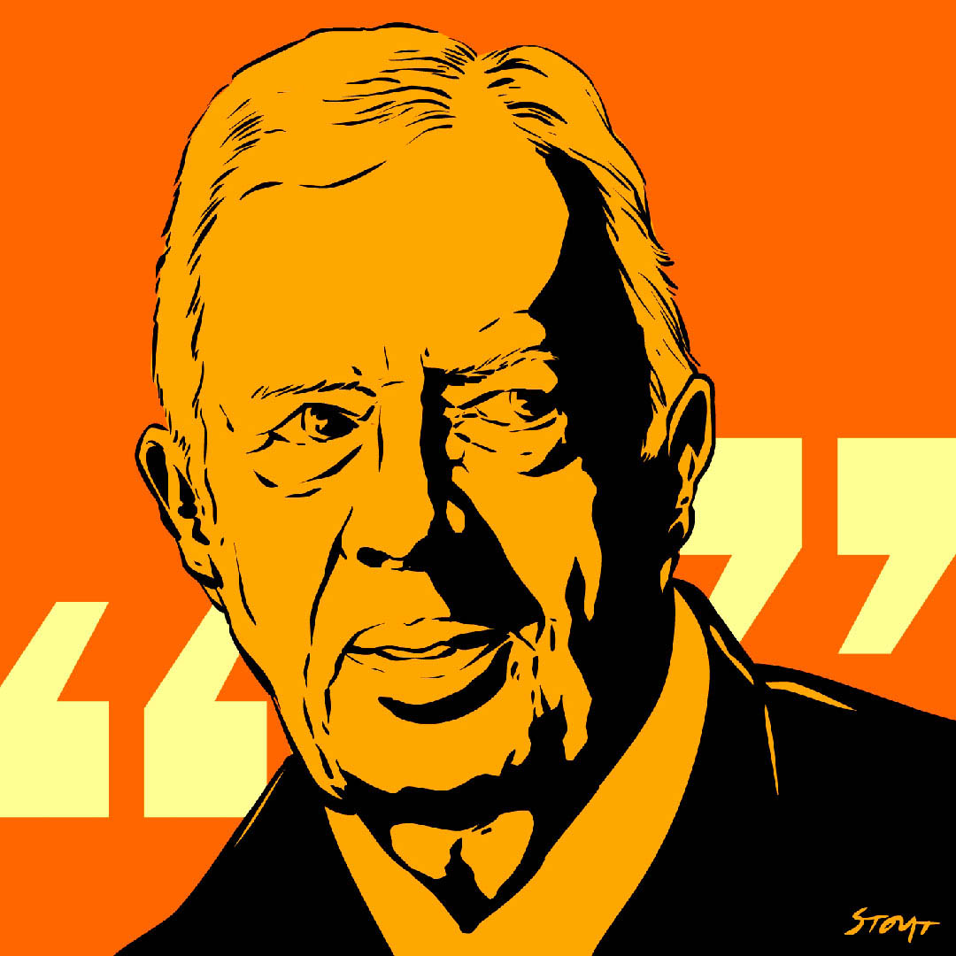 President Jimmy Carter by Jason Stout