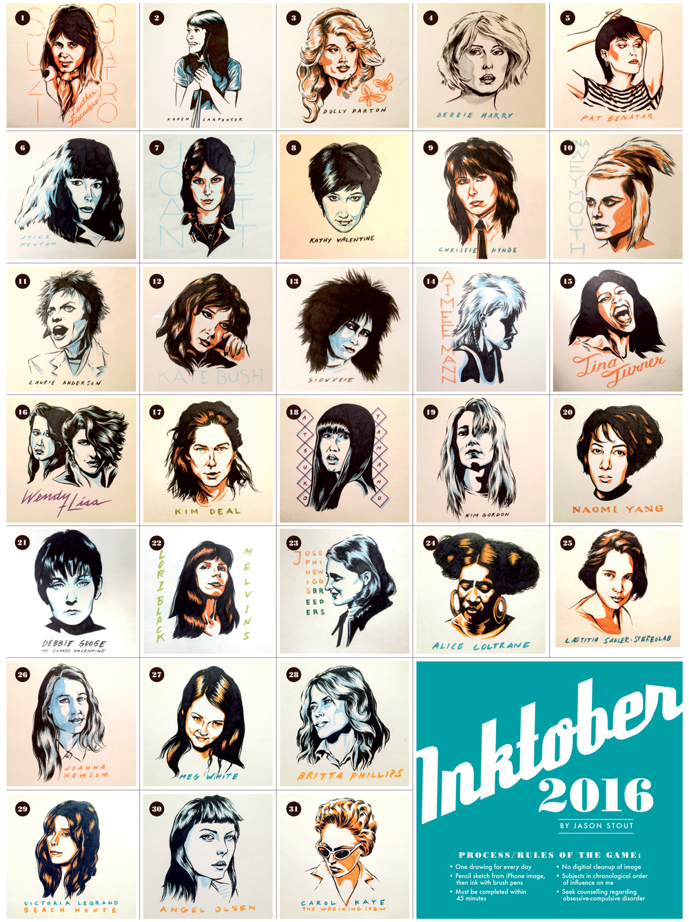 Inktober by Jason Stout