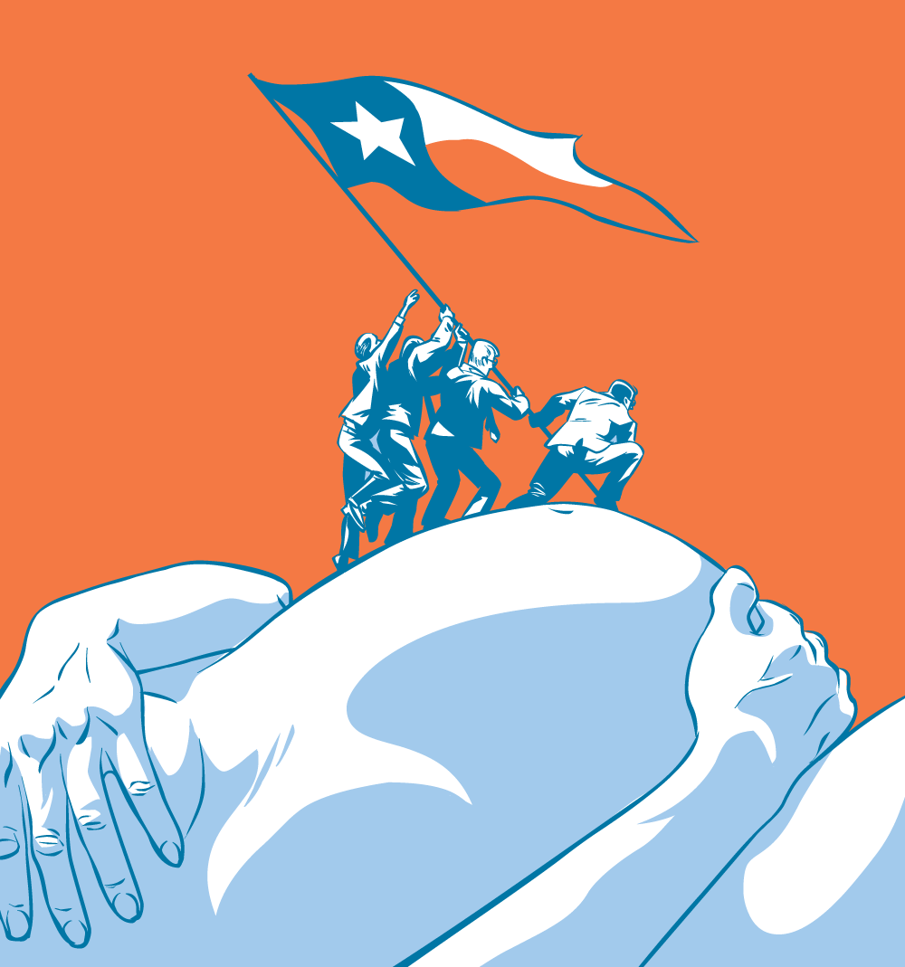 Editorial illustration by Jason Stout